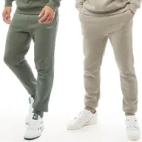 Crosshatch Jogging Homme Traymax, Pacquet Double, kaki/pierre