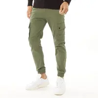 Jack & Jones Pantalon cargo Paul Warner AKM 111 homme, olive nuit