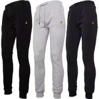 Brave Soul Jogging Pantalons Clinton Homme - lot de 3 - Noir/Gris/Marine