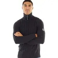 Jack & Jones Pullover Shane en tricot Bleu Marine homme