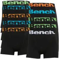 Bench lot de 10 boxers Gadoa homme, Noir