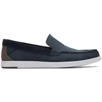 Clarks Mocassins Clarks Men Bratton Loafer Navy Nubuck-Taille 44