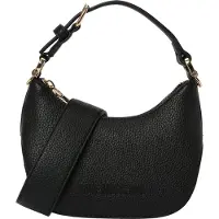 Love Moschino Femmes, Sac à main, Sac à main en PU noir et or, Noir