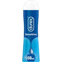 Durex Gel Lubrifiant Sexuel Sensitive - Lubrifiant intime à base d'eau - 50ml 50 ml Lubrifiant(S)