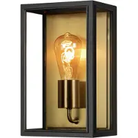 Konstsmide Lampe d'extérieur Carpi noir avec de l'or