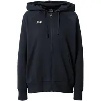 Under Armour Rival Fleece Full Zip Sweatshirt Noir L Femme