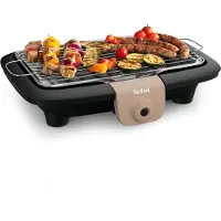 Tefal Barbecue d'extérieur électrique EasyGrill BG90C8 2300 W de table Noir Gris