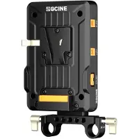 ZGCINE Plaque de montage en V inclinable sur tige de 15 mm