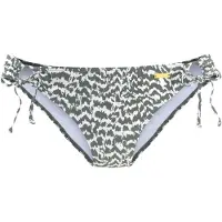 LASCANA Bas de bikini kaki / blanc