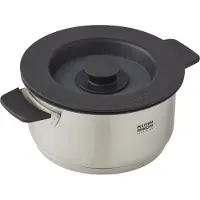 Kuhn Rikon Casserole SMART & COMPACT, Poêle + casserole, Gris, Argent, Noir