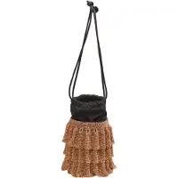 NAEMI Sac à bandoulière or / noir