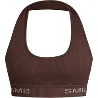 SMILODOX Soutien-gorge de sport ' Azura ' marron / blanc
