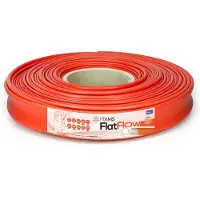 Tams Flat Flow tuyau plat orange 1" 20m