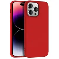 X-Level Samsung Galaxy S24 FE - Étui arrière en TPU fin rouge (Samsung Galaxy S24 FE), Coque pour téléphone portable, Rouge