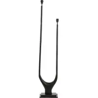 Light & Living - lampadaire - Gavi - noir - métal - luminaire individuel - E27 - 8216812