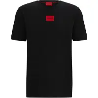 HUGO BOSS T-Shirt 'Diragolino212' rouge clair / noir