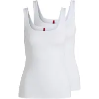 HUGO Lot de deux débardeurs en jersey de coton stretch