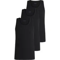 BOSS Classic Sleeveless Base Layer 3 Units Noir 2XL Homme