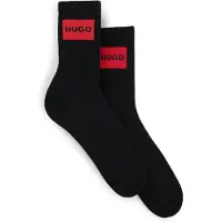HUGO Chaussettes rouge / noir
