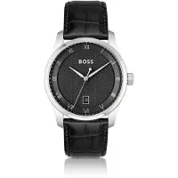 BOSS Montre à affichage analogique noir