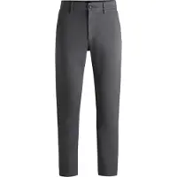 BOSS Pantalon chino gris foncé