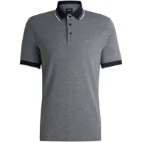 BOSS Prout 141 10262902 Short Sleeve Polo Gris L Homme