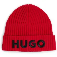HUGO Bonnet rouge / noir