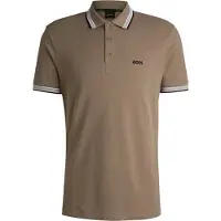 BOSS T-Shirt 'Paddy' kaki / noir / blanc