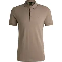 BOSS pour homme. 50506195 Polo Paule4 marron (S), Casuel, Coton, Manche courte
