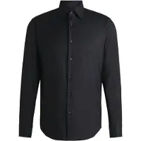 BOSS Chemise Regular en twill stretch performant