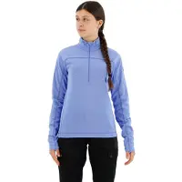 Fjällräven Abisko Lite Half Zip Fleece Bleu M Femme