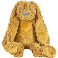 Happy horse Doudou lapin Richie ocre - peluche lapin tendance 38cm