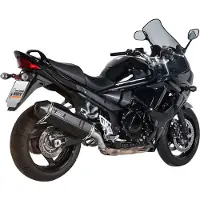 MIVV Speed Edge Suzuki Gsf 1250 Bandit 2007-16/gsx 1250 Fa 2009-16 S.029.lrb Homologated Slip On Muffler Argenté Homologated