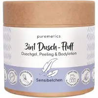 Puremetics Gel douche doux 3 en 1 pour peaux sensibles, 250 g