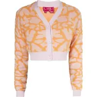 Swirly Cardigan orange clair / rose