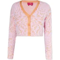 Swirly Cardigan orange / rose