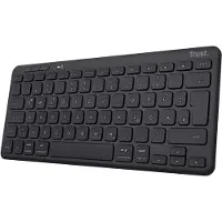 Trust Lyra clavier de bureau USB + RF sans fil + Bluetooth allemand Noir