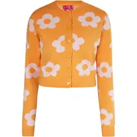 Swirly Cardigan mandarine / rosé