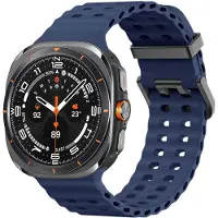 IMoshion Bracelet Ocean en silicone Samsung Galaxy Watch Ultra 2 (2026) / Ultra (2024/2025) - Midnight Blue