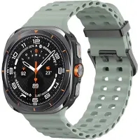 IMoshion Ocean Bande de silicium pour la Samsung Galaxy Watch Ultra (2024/2025) - Vert grisâtre
