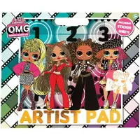 L.O.L. Surprise! L.O.L. Artist Pad Livre de coloriage avec feuille d'autocollants
