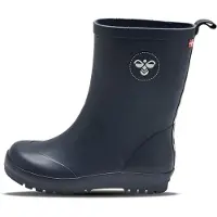 Hummel Bottes en caoutchouc bleu foncé / blanc