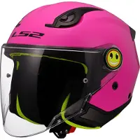 LS2 Of622 Funny Ii Junior Open Face Helmet Rose S Enfants