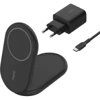 Belkin BoostCharge Écouteurs, Smartphone Noir USB Recharge sans fil Charge rapide Intérieure
