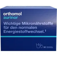 Orthomol VET Aurinor - soutient le métabolisme énergétique - avec acides gras oméga-3, vitamine C, magnésium et zinc - granulés/capsules, 30 portions quotidiennes