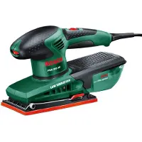 Bosch Ponceuse vibrante filaire - PSS 250 AE (250W, coffret de rangement, disques abrasifs P80, P120, P180)