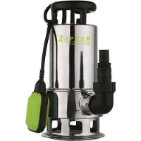 Zipper Pompe d'évacuation eaux chargés - 15000 l/h - 1100 W - 230V