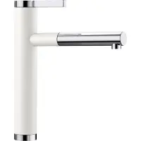 BLANCO Robinet de cuisine LINEE-S blanc granit argenté 518441
