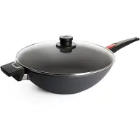 Woll 11034DPIL Poêle à wok Diamond Lite Wok en fonte à induction