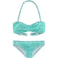 Venice beach Bikini turquoise / blanc